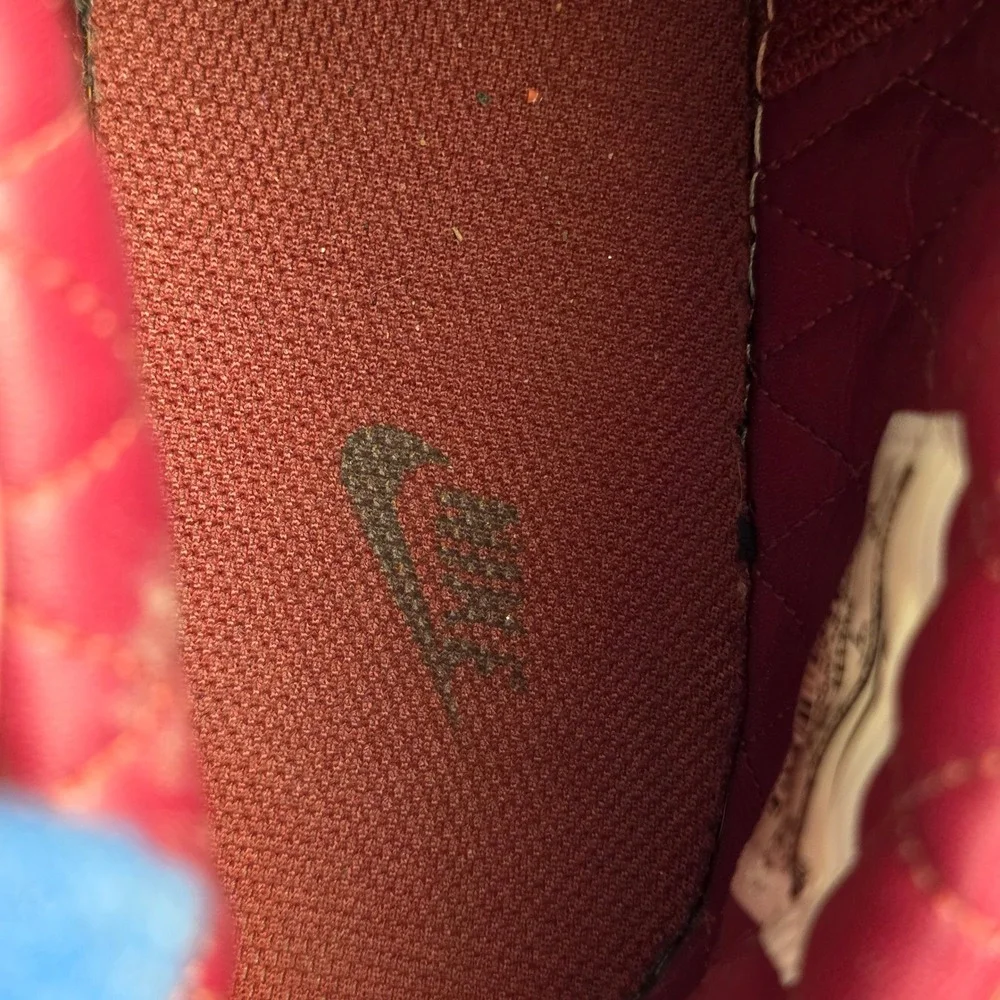 Nike‎ LeBron 13 Lifestyle Team Red Gum Brown Suede Studded 806396-600 Mens 8